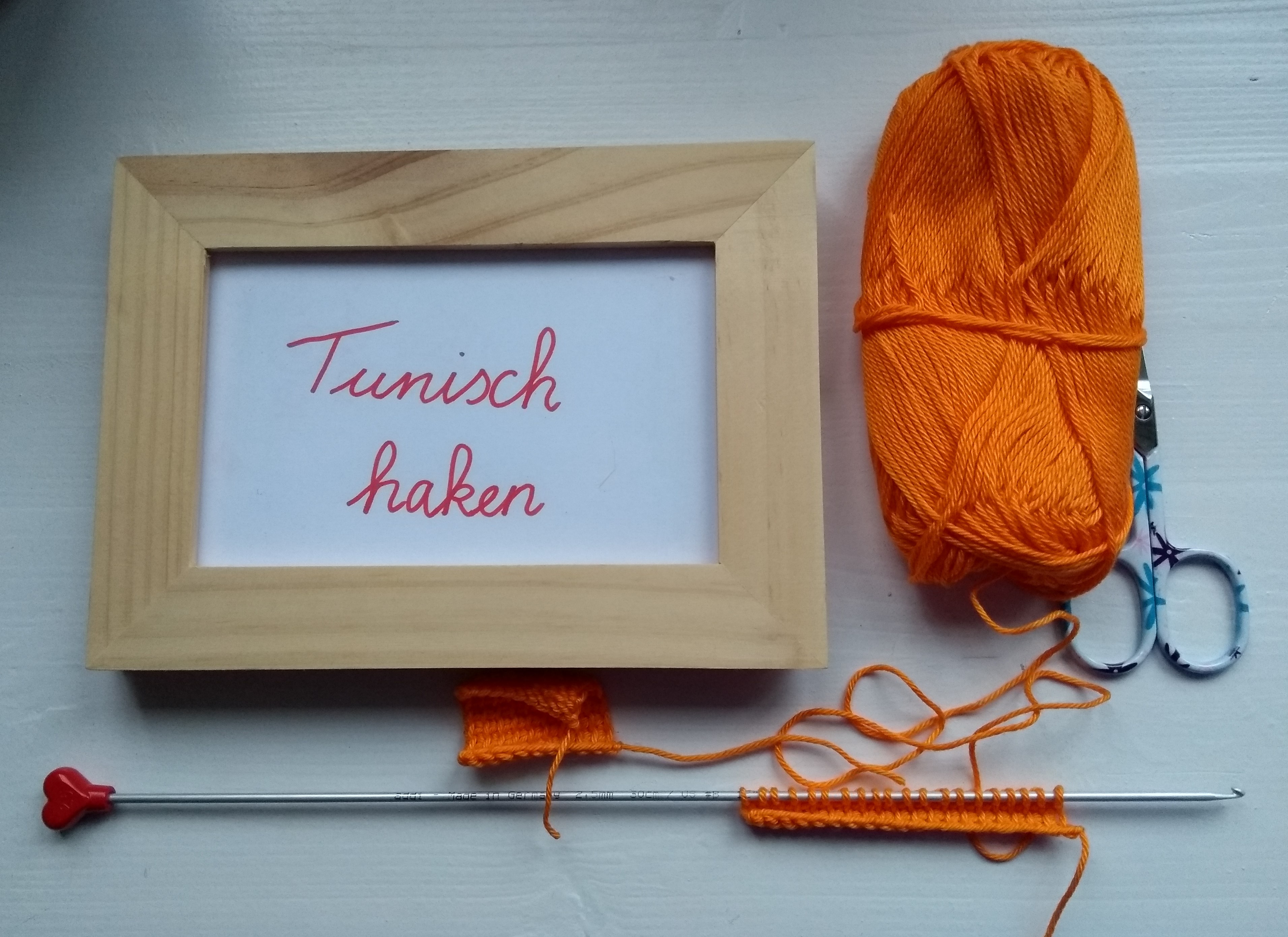 afbeelding van tunisch haken